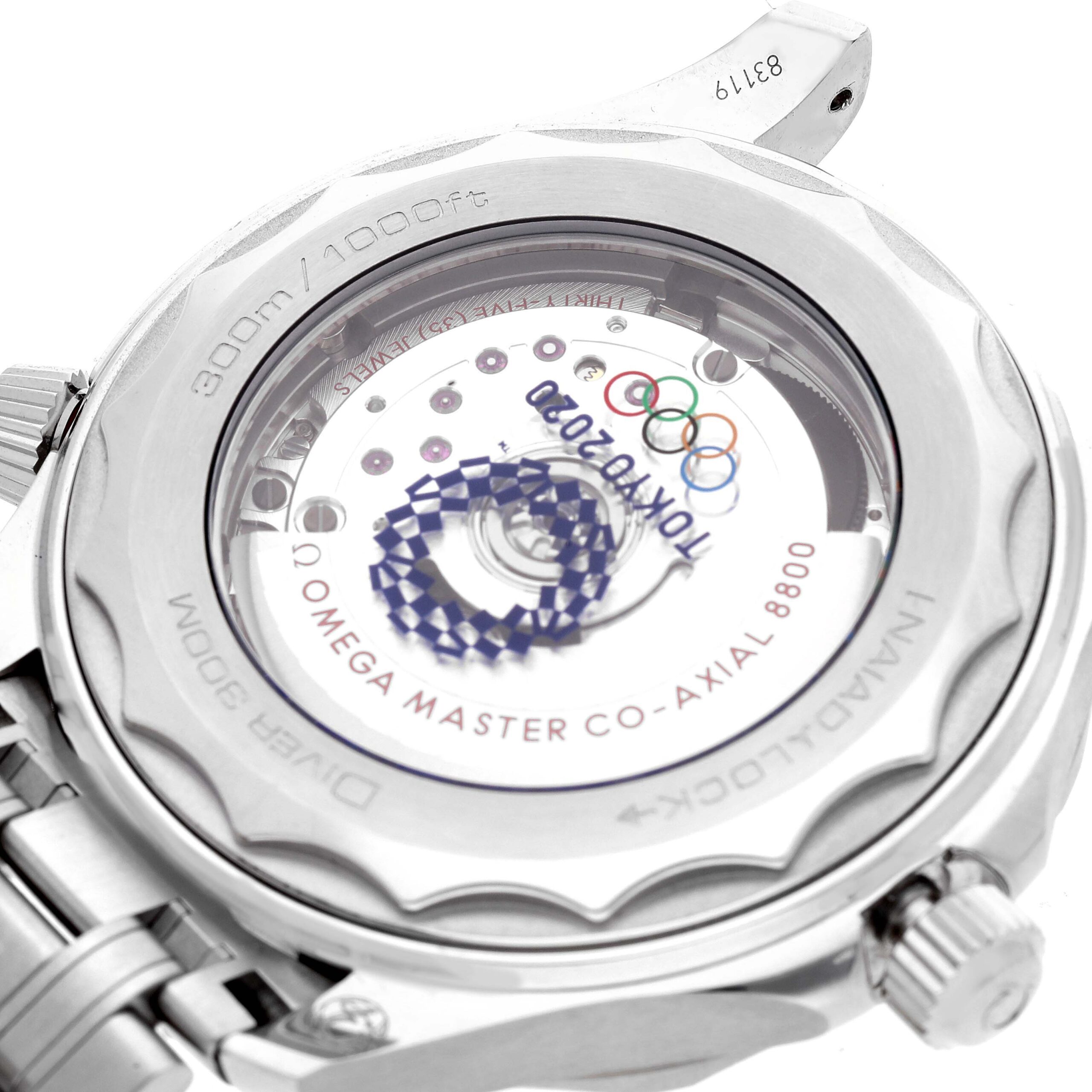 Omega Seamaster Tokyo 2020 LE Steel Mens Watch 522.30.42.20.04.001 Box Card