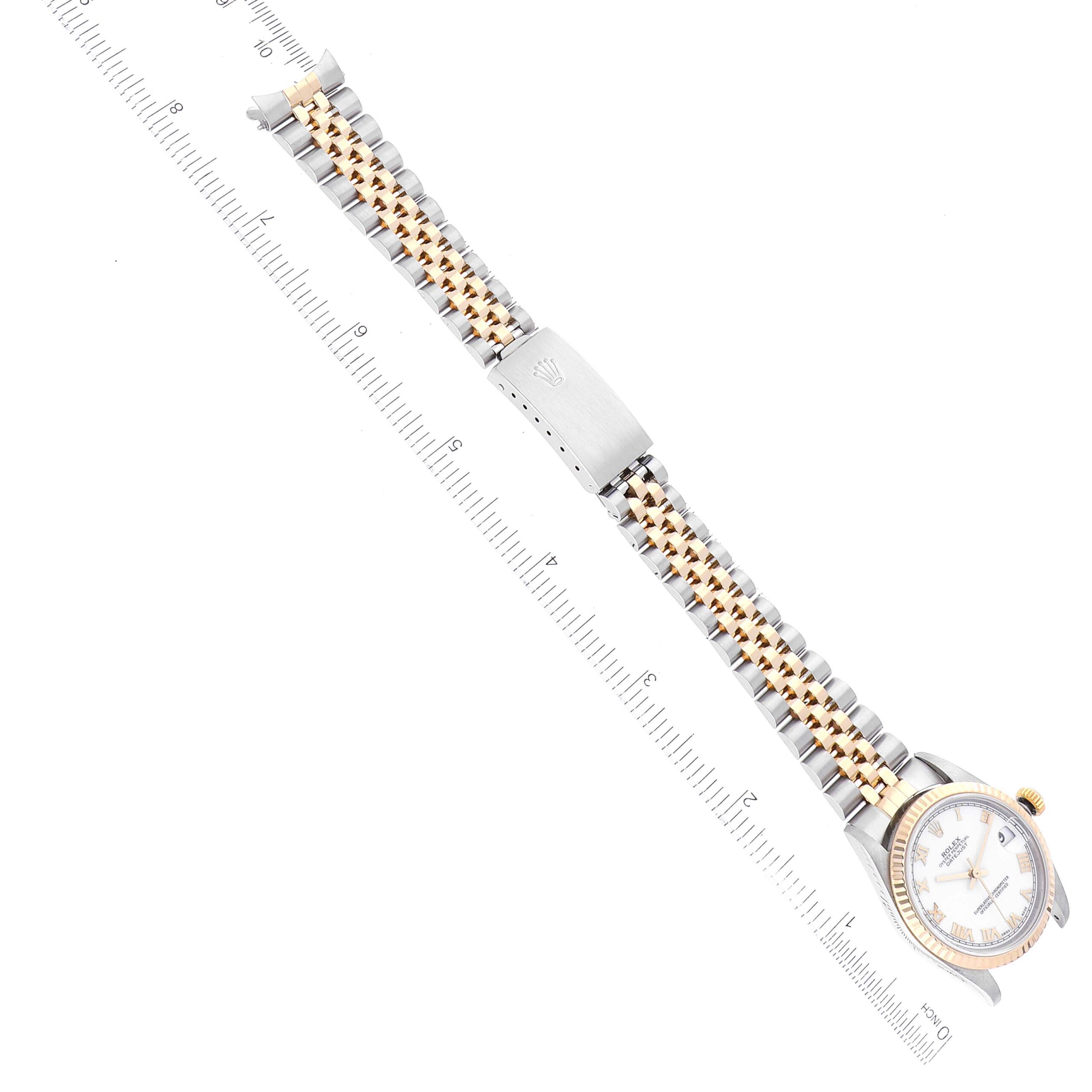 Rolex Datejust Midsize Steel Yellow Gold Ladies Watch 78273 Box Papers