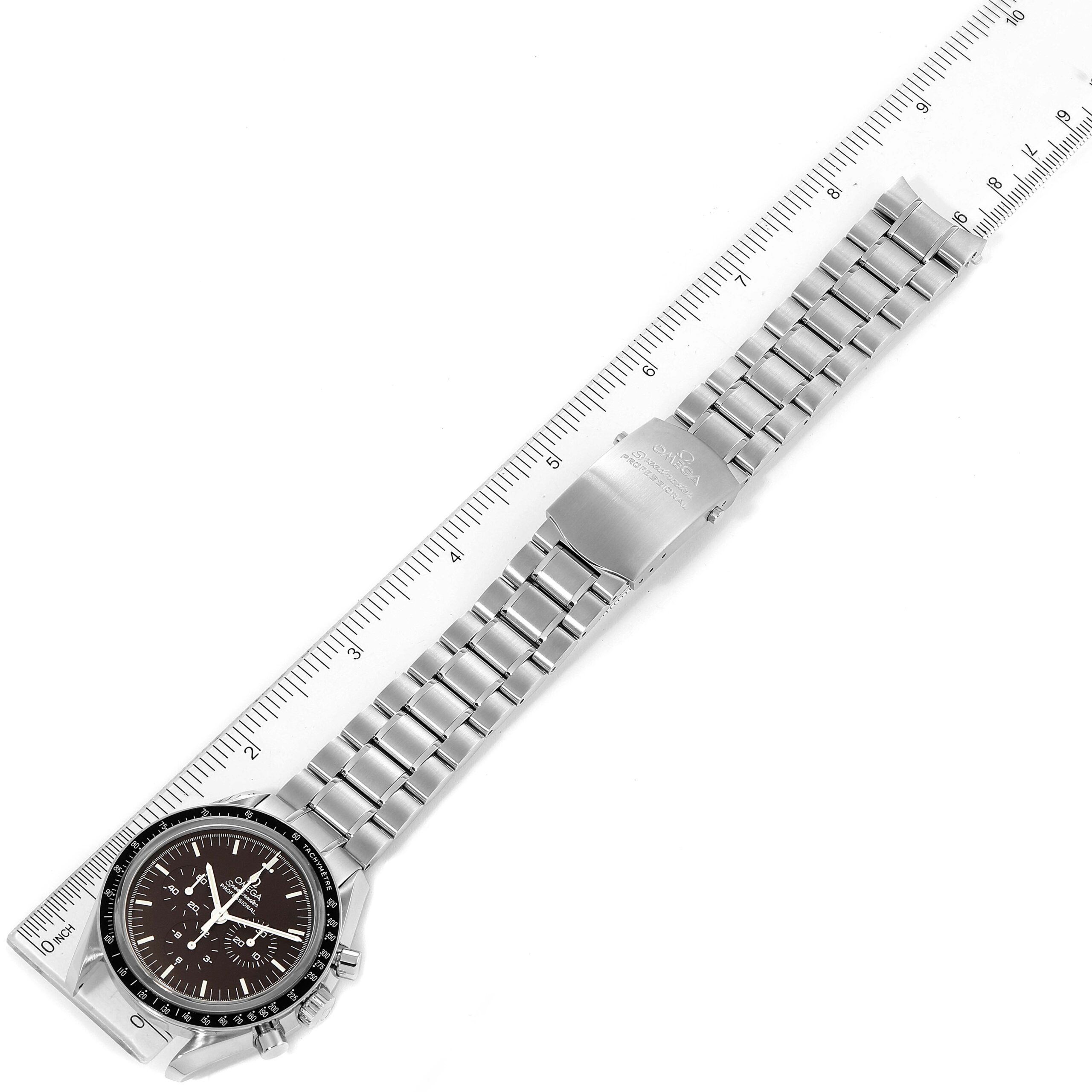 Omega Speedmaster Brown Dial Steel Mens Watch 311.30.42.30.13.001 Box Card