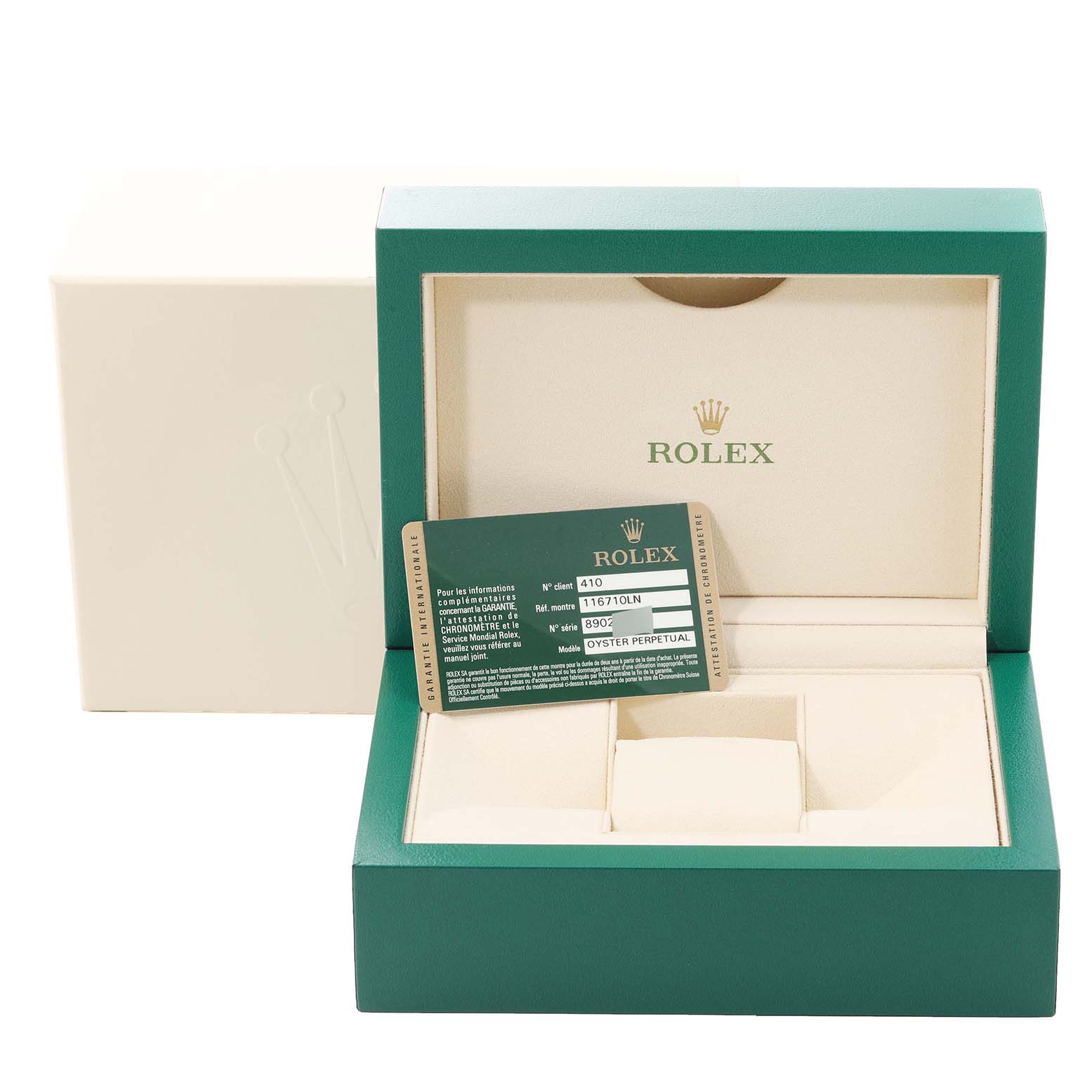 Rolex GMT Master II Black Dial Ceramic Bezel Steel Mens Watch 116710 Box Card