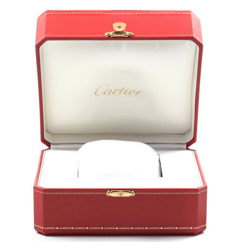 Cartier Ballon Bleu Steel Rose Gold Chocolate Dial Mens Watch W6920032