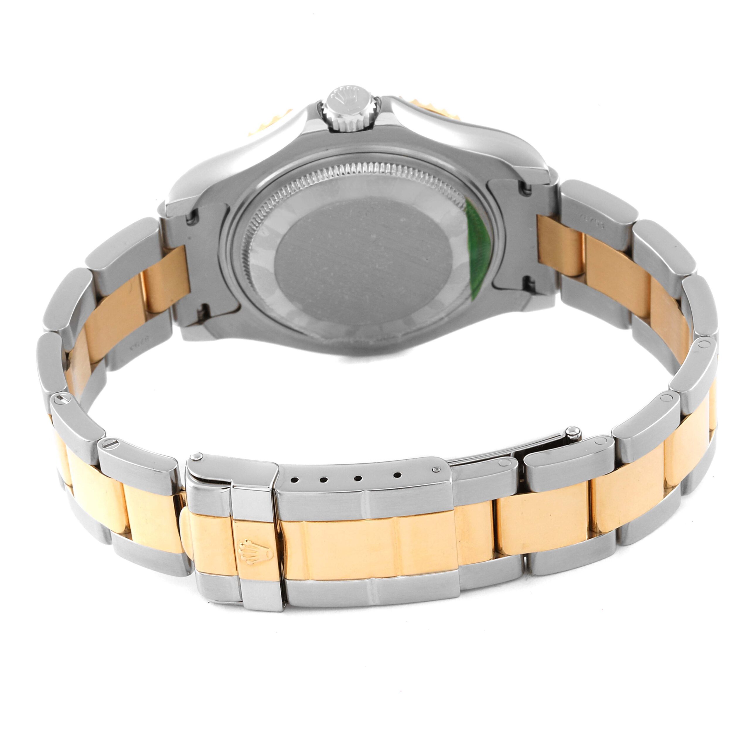 Rolex Yachtmaster Midsize 35mm Steel Yellow Gold Mens Watch 168623