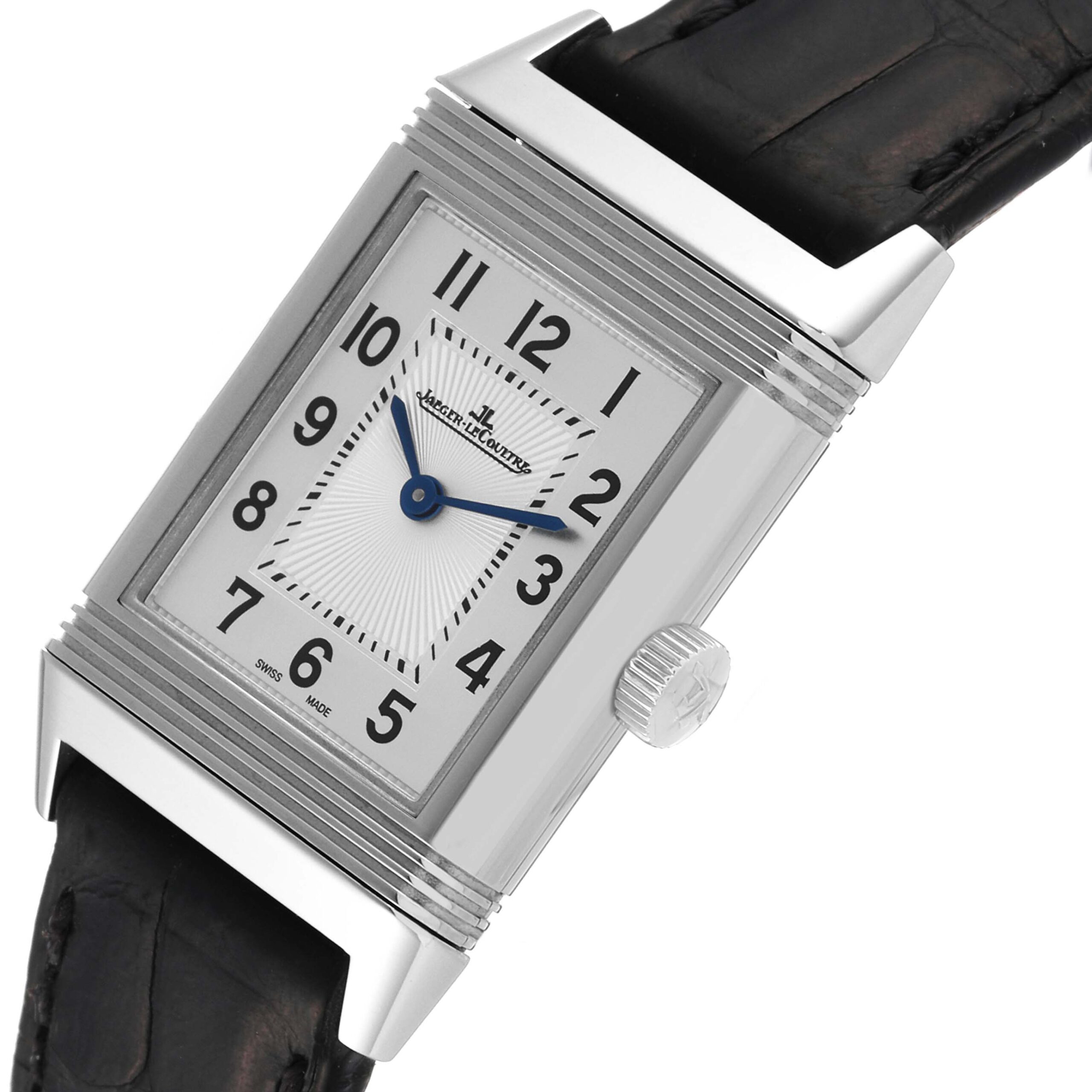 Jaeger LeCoultre Reverso Classic Steel Ladies Watch 221.8.86 Q2608440 Papers