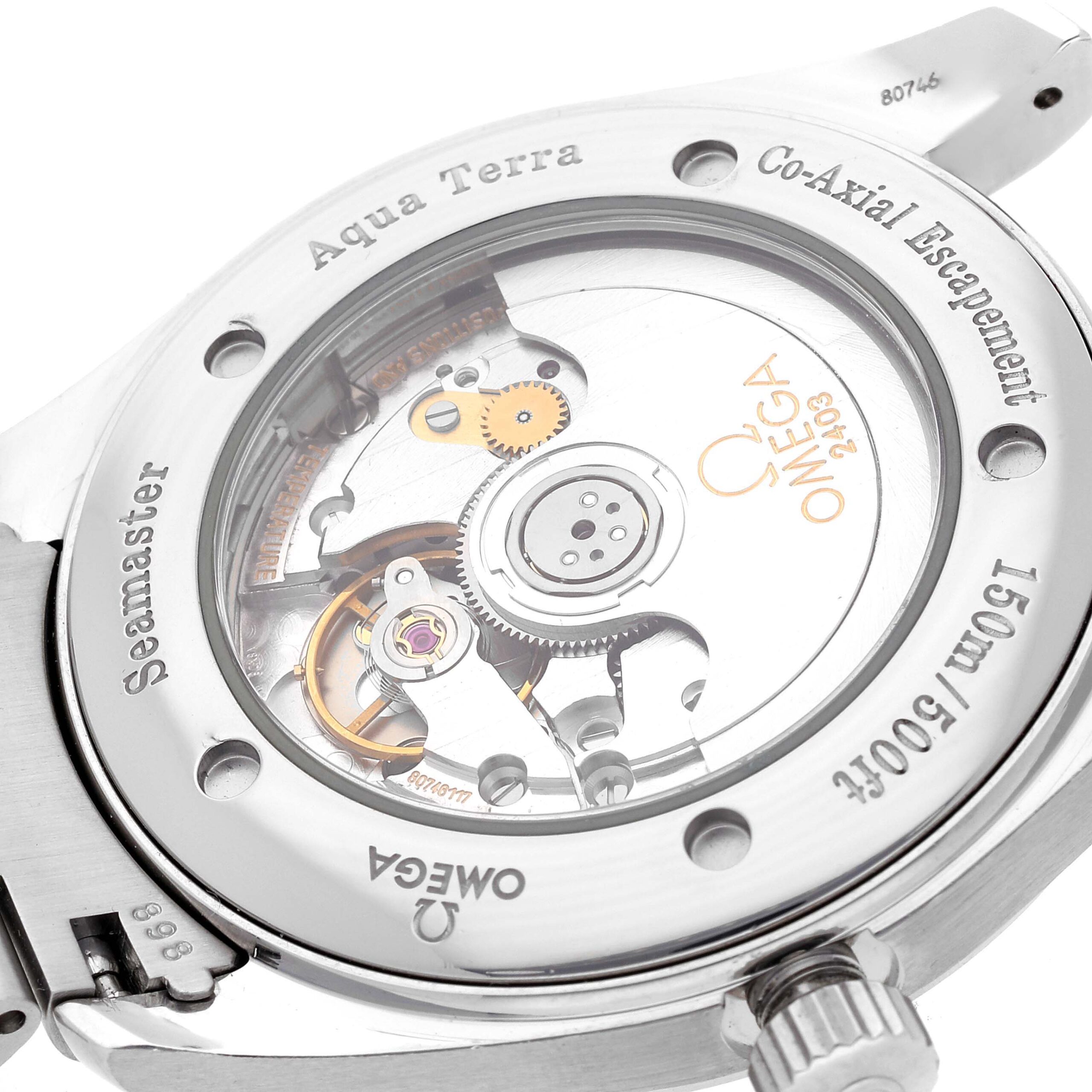 Omega Seamaster Railmaster Co-Axial Steel Mens Watch 2503.52.00 Box Card