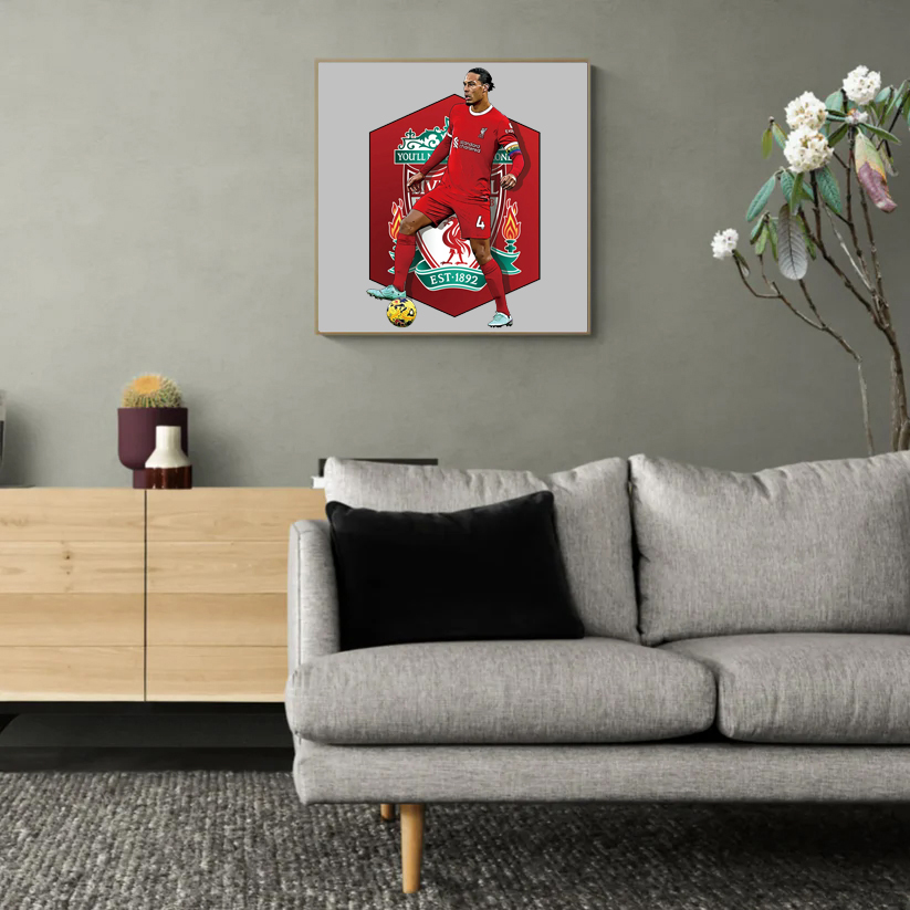 Virgil van Dijk,Antoine Griezmann-Football Stars Wooden Puzzle