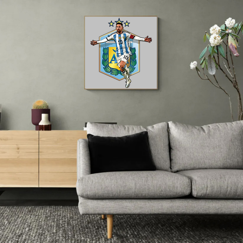 Lionel Messi-Football Stars Wooden Puzzle