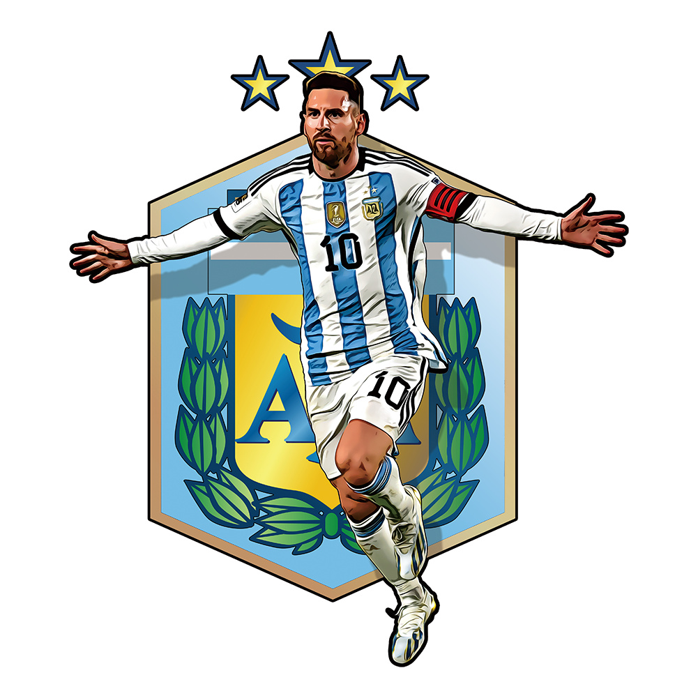Lionel Messi-Football Stars Wooden Puzzle
