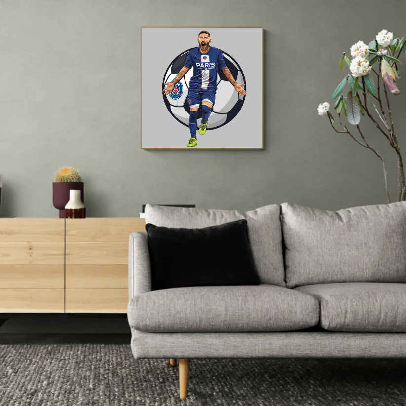 Hugo Lloris,Olivier Giroud,Kevin De Bruyne-Football Stars Wooden Puzzle