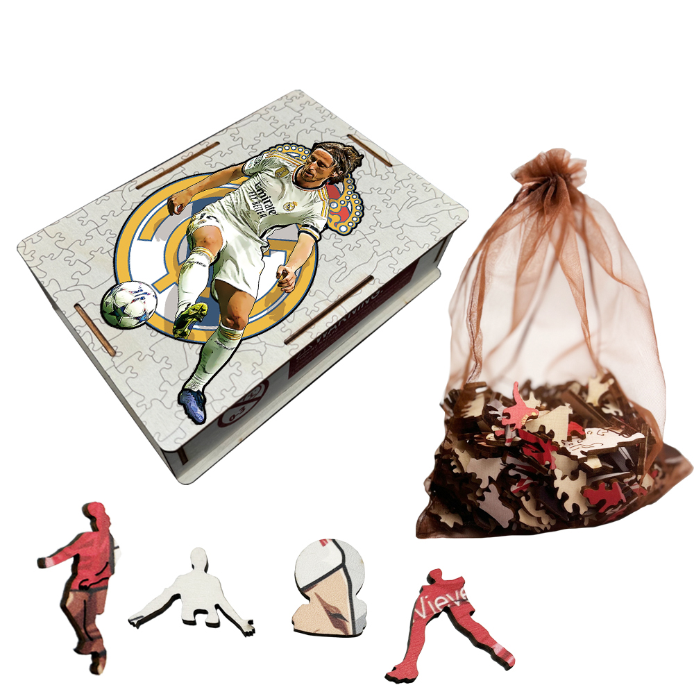 Neymar，Luka Modrić-Wooden Puzzle