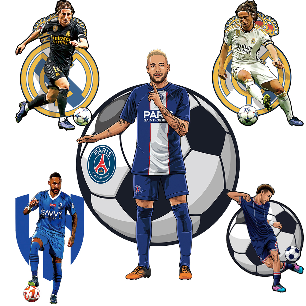 Neymar，Luka Modrić-Wooden Puzzle