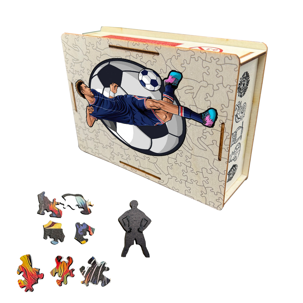 Neymar，Luka Modrić-Wooden Puzzle