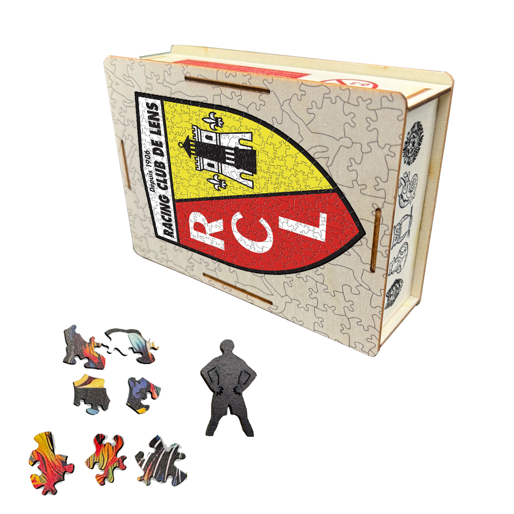 FC Nantes,Paris Saint - Germain,Racing Club de Strasbourg Alsace,Racing Club de Lens,Association Sportive de Monaco Football Club--Football Club Wooden Puzzle