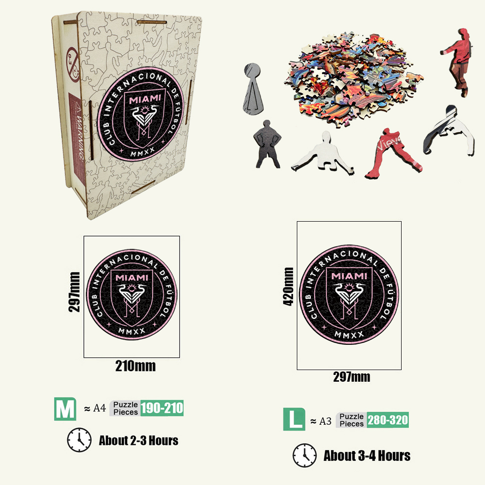 National Football Team--Wooden Puzzle