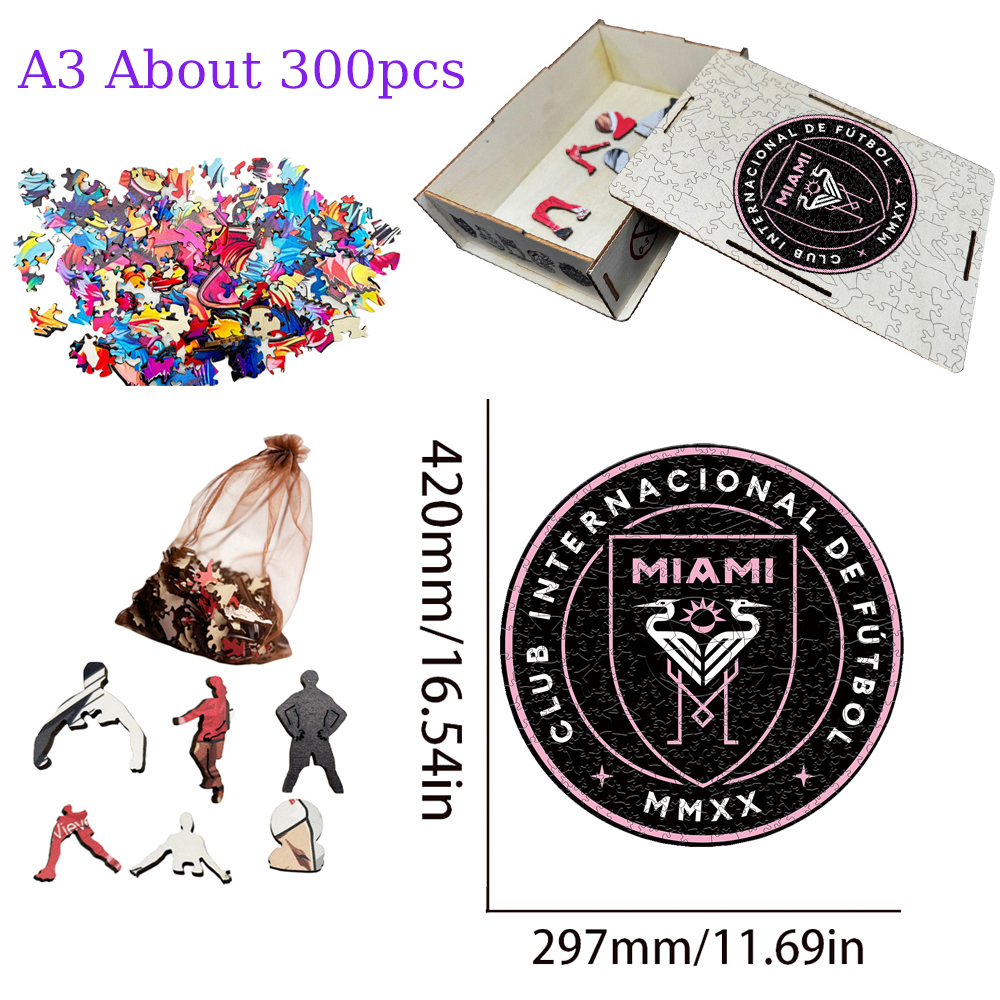 National Football Team--Wooden Puzzle