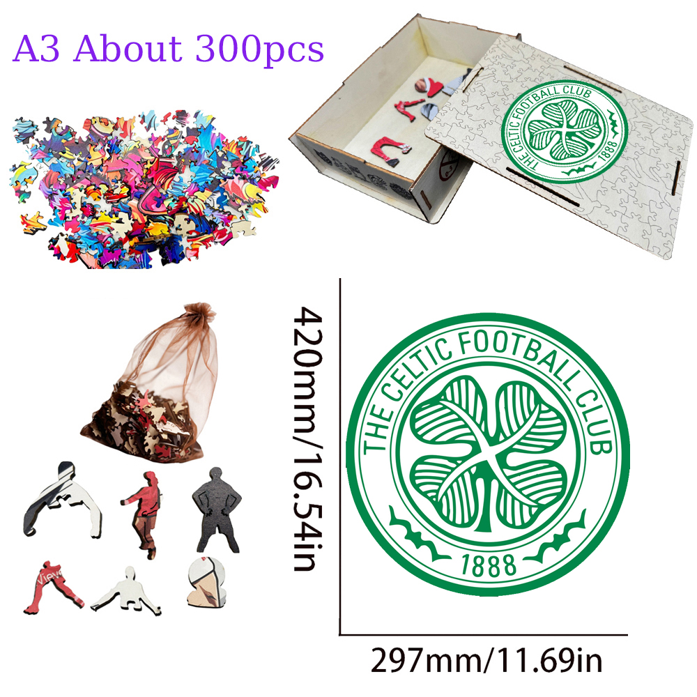 National Football Team--Wooden Puzzle