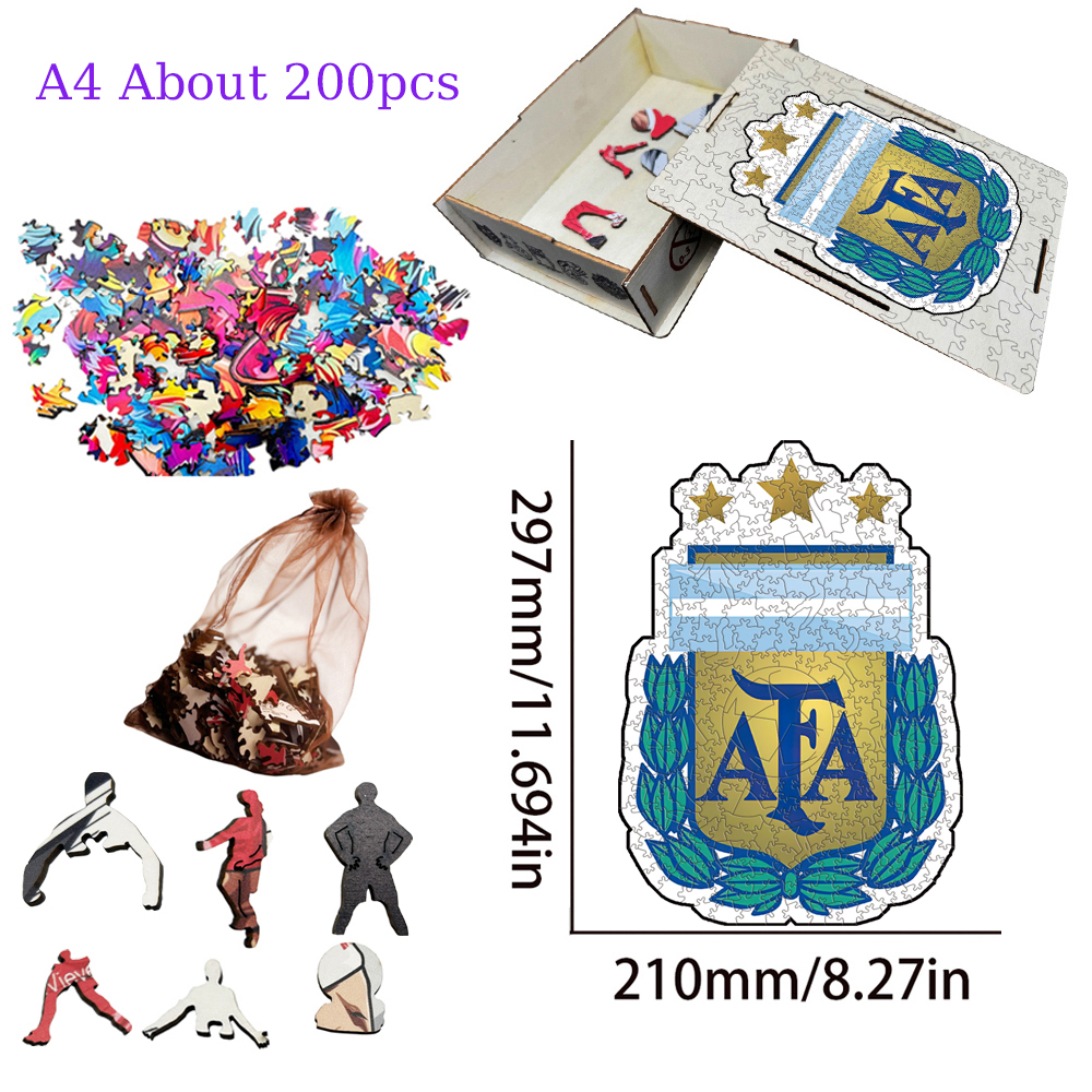 National Football Team--Wooden Puzzle