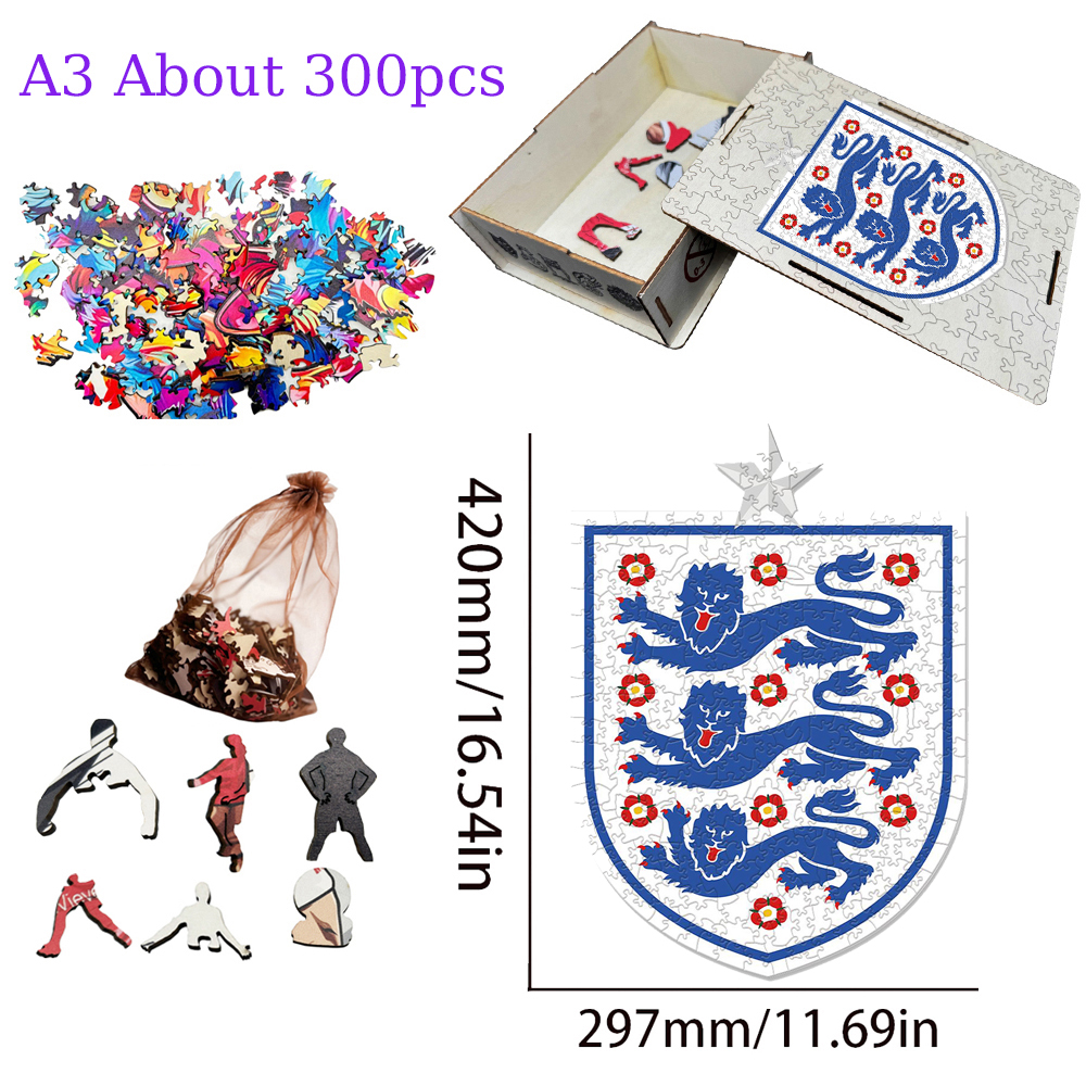 National Football Team--Wooden Puzzle