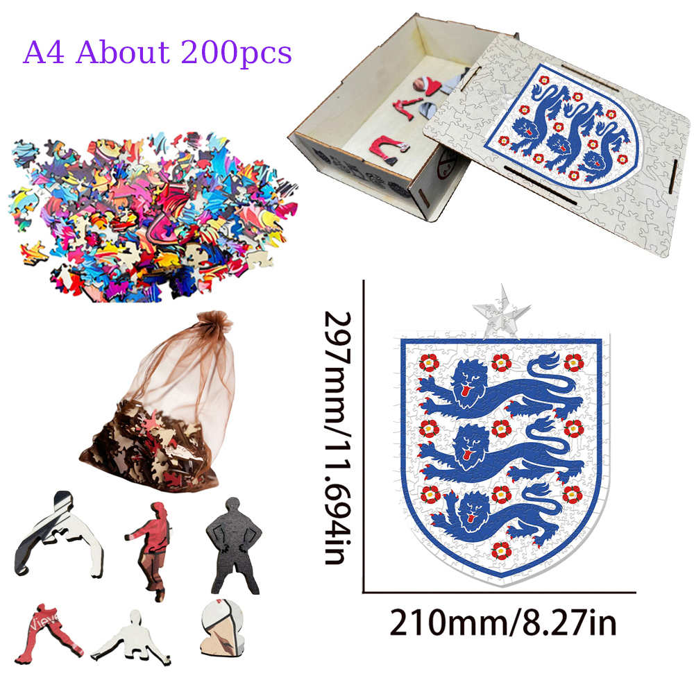 National Football Team--Wooden Puzzle