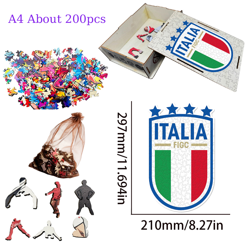 National Football Team--Wooden Puzzle