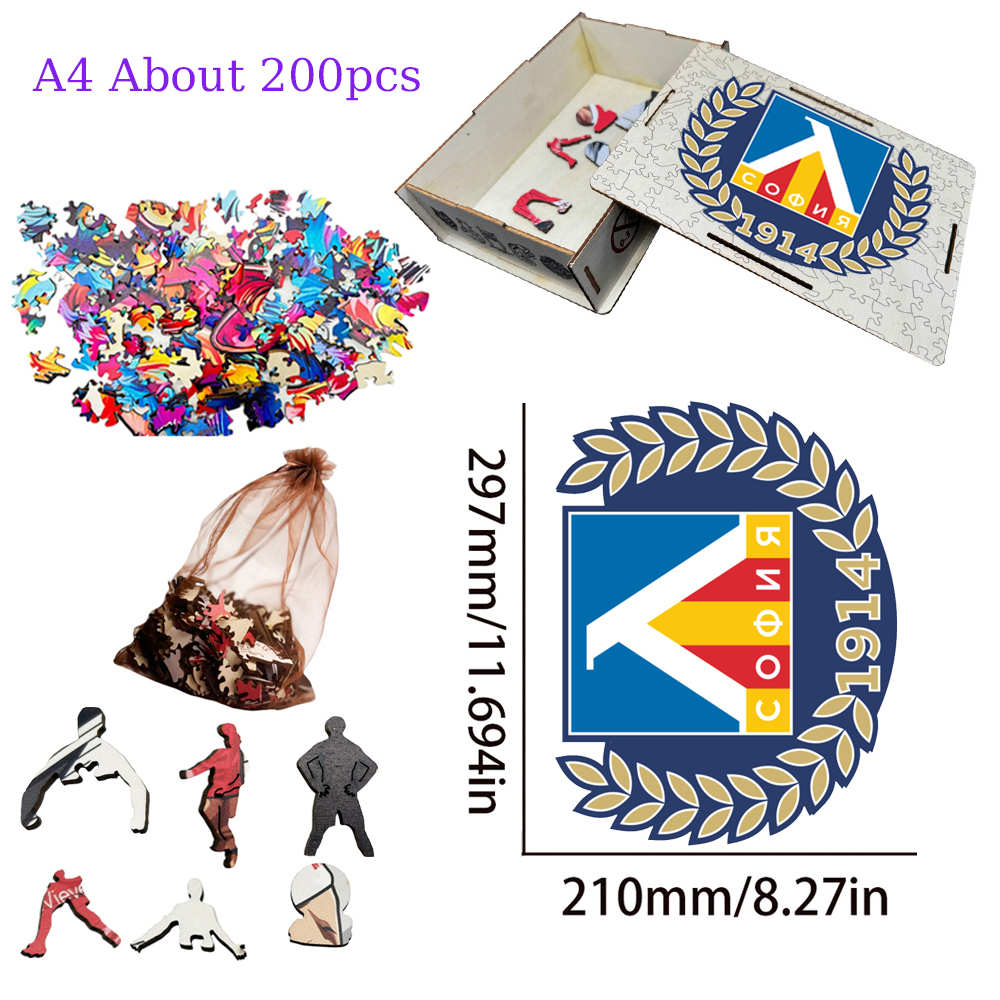 National Football Team--Wooden Puzzle