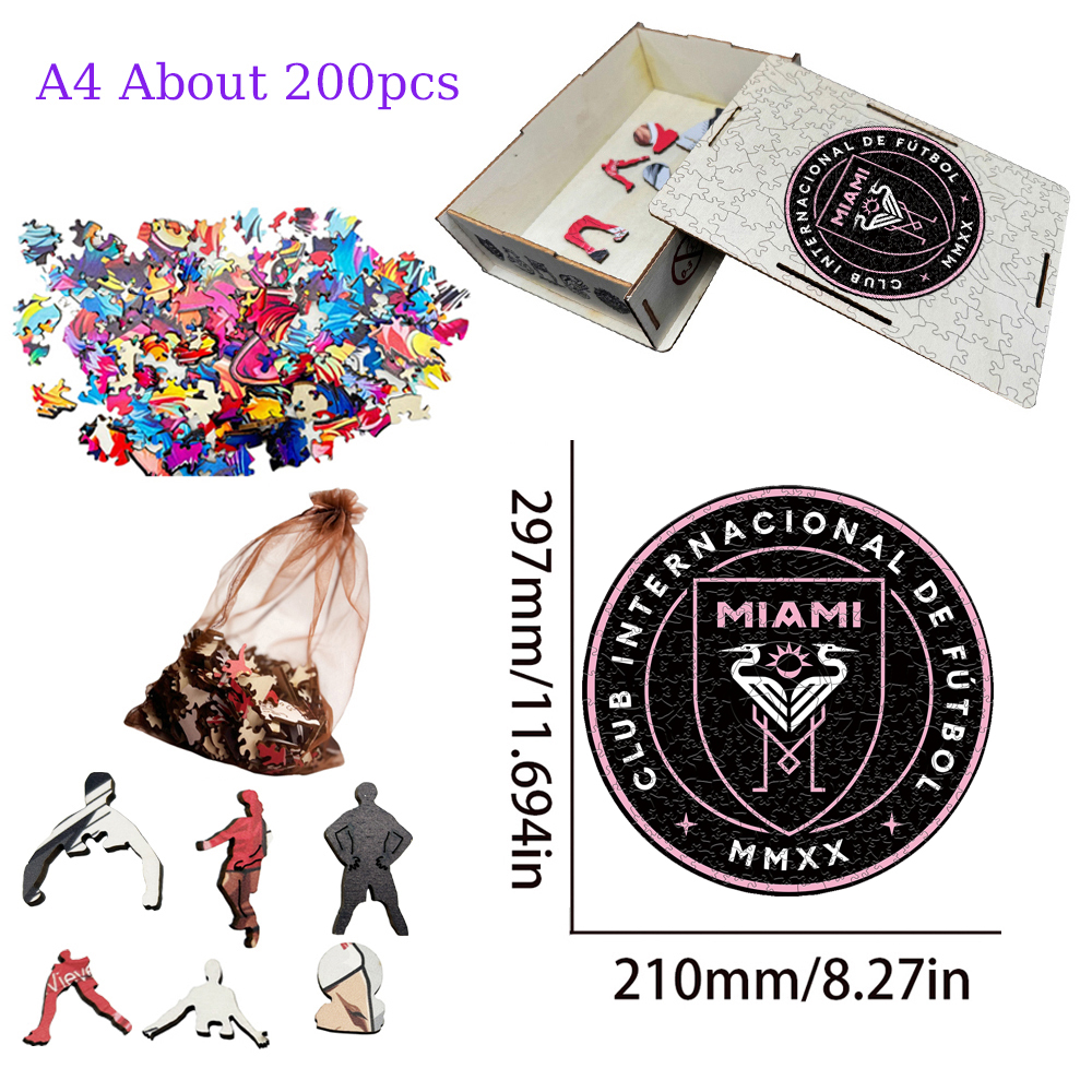 National Football Team--Wooden Puzzle