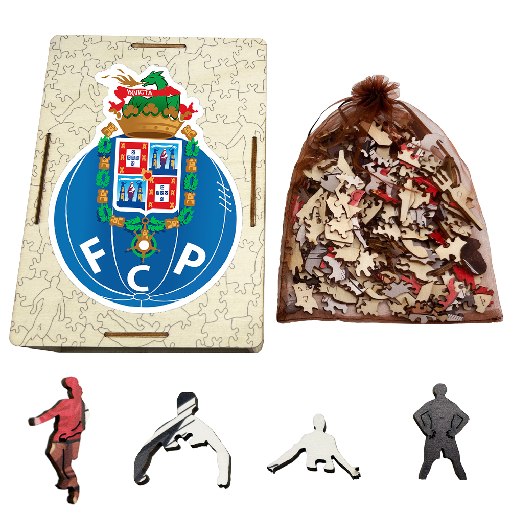 FC Porto,S.L. Benfica,Sporting CP---Football Club Wooden Puzzle