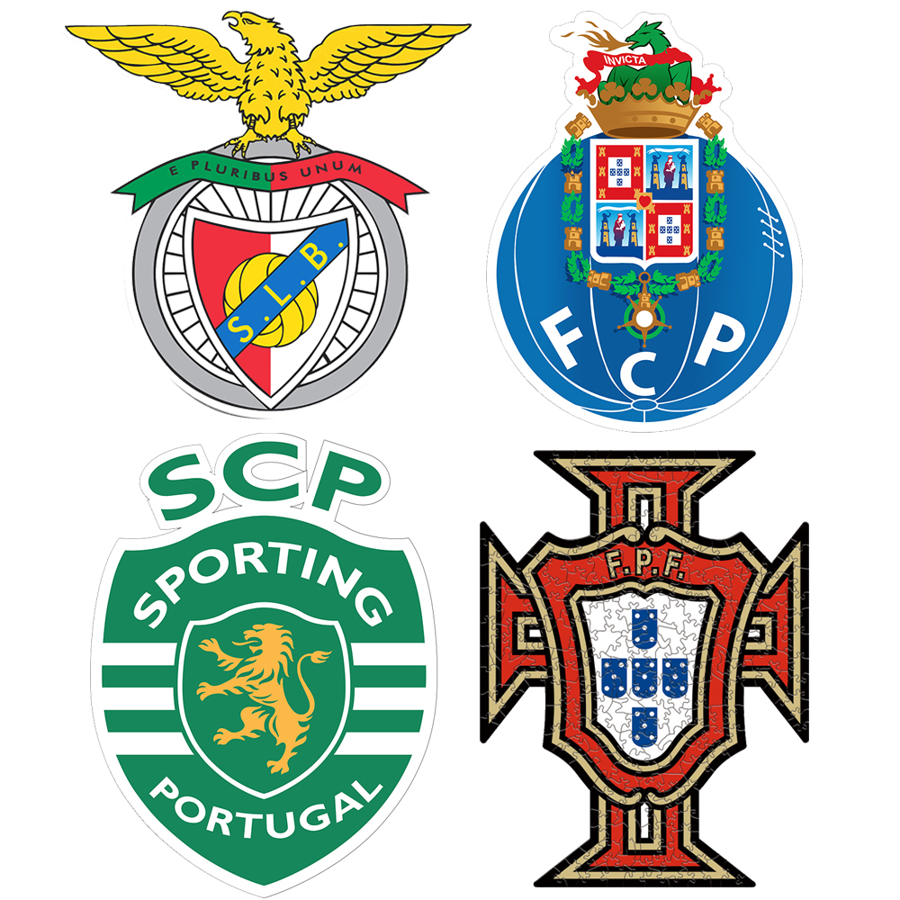 FC Porto,S.L. Benfica,Sporting CP---Football Club Wooden Puzzle