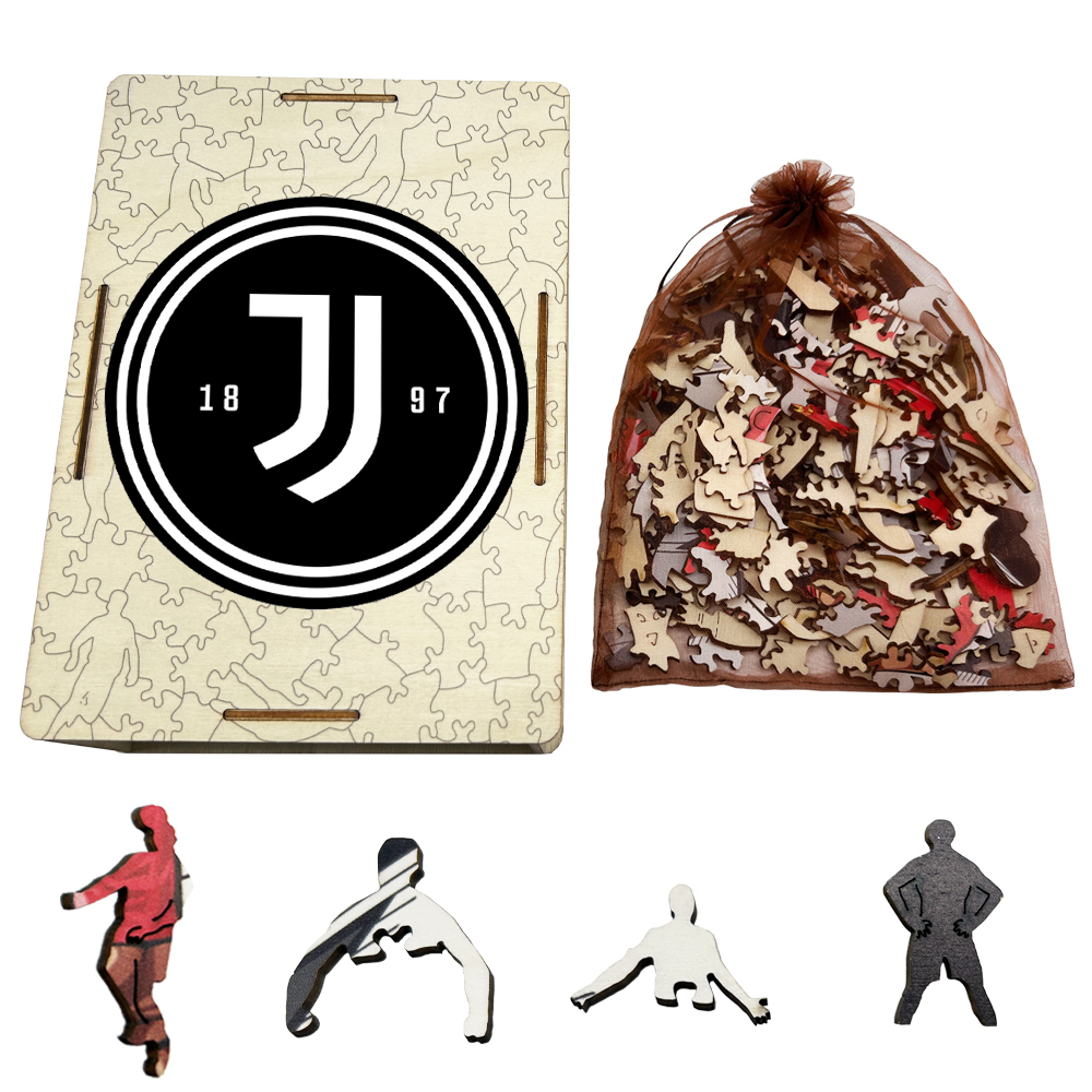 AC Milan，Inter Milan，AS Roma，Atalanta BC，Juventus--Football Club Wooden Puzzle