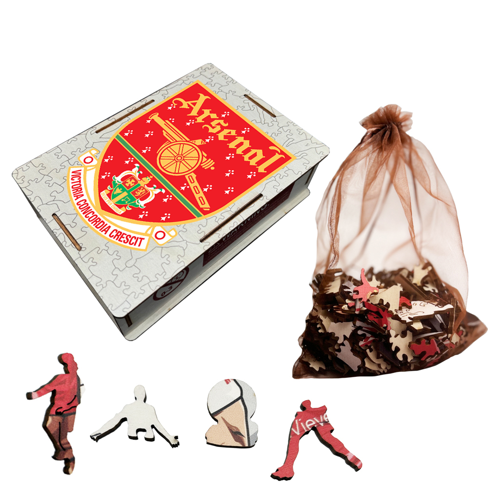 Aston Villa Football Club，Arsenal Football Club，Liverpool Football Club---Football Club Wooden Puzzle