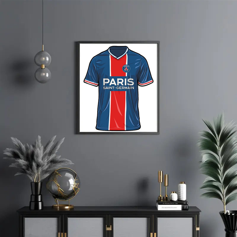 Olympique de Marseille，FC Barcelona，Real Madrid Club de Fútbol，Paris Saint - Germain Football Club---Wooden Puzzle of Football Club Jersey