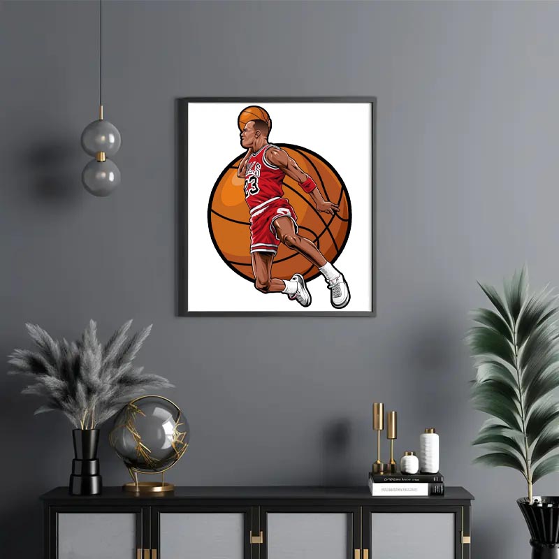 Alen Iverson，Larry bird，Kevin Durant，Lukadoncic，Michael Jordan，Yannis Adetokunbo----Basketball Star Wooden Puzzle