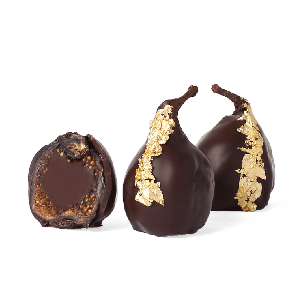 Chocolate-Dipped Fig Truffles