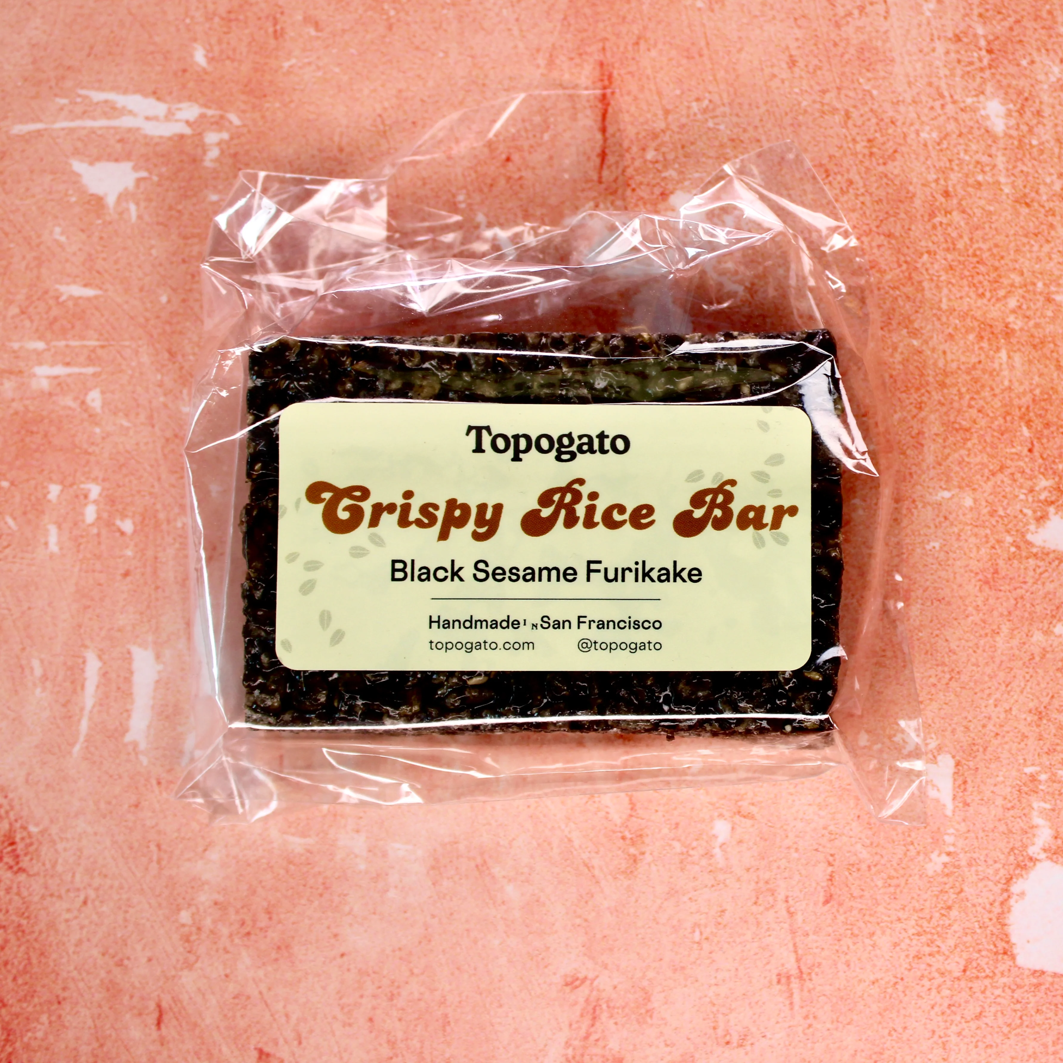 Black Sesame Furikake Crispy Rice Bar