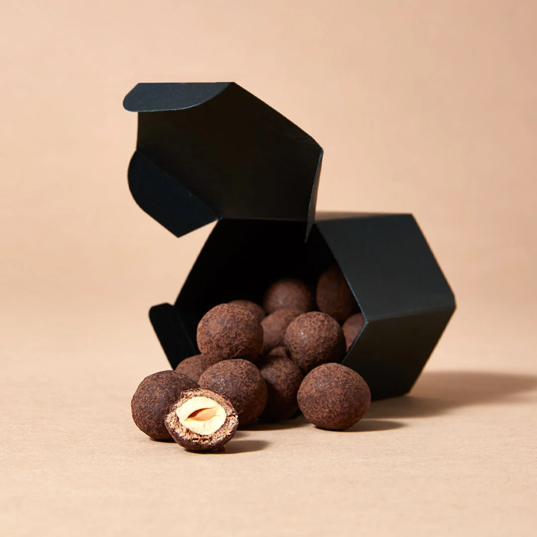 Caramelized Hazelnuts, Croissant Duja, & Espresso