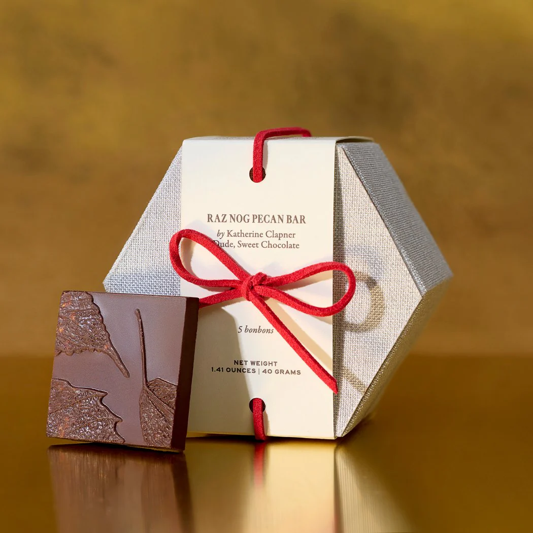 Raz Nog Pecan Bars - Dude, Sweet