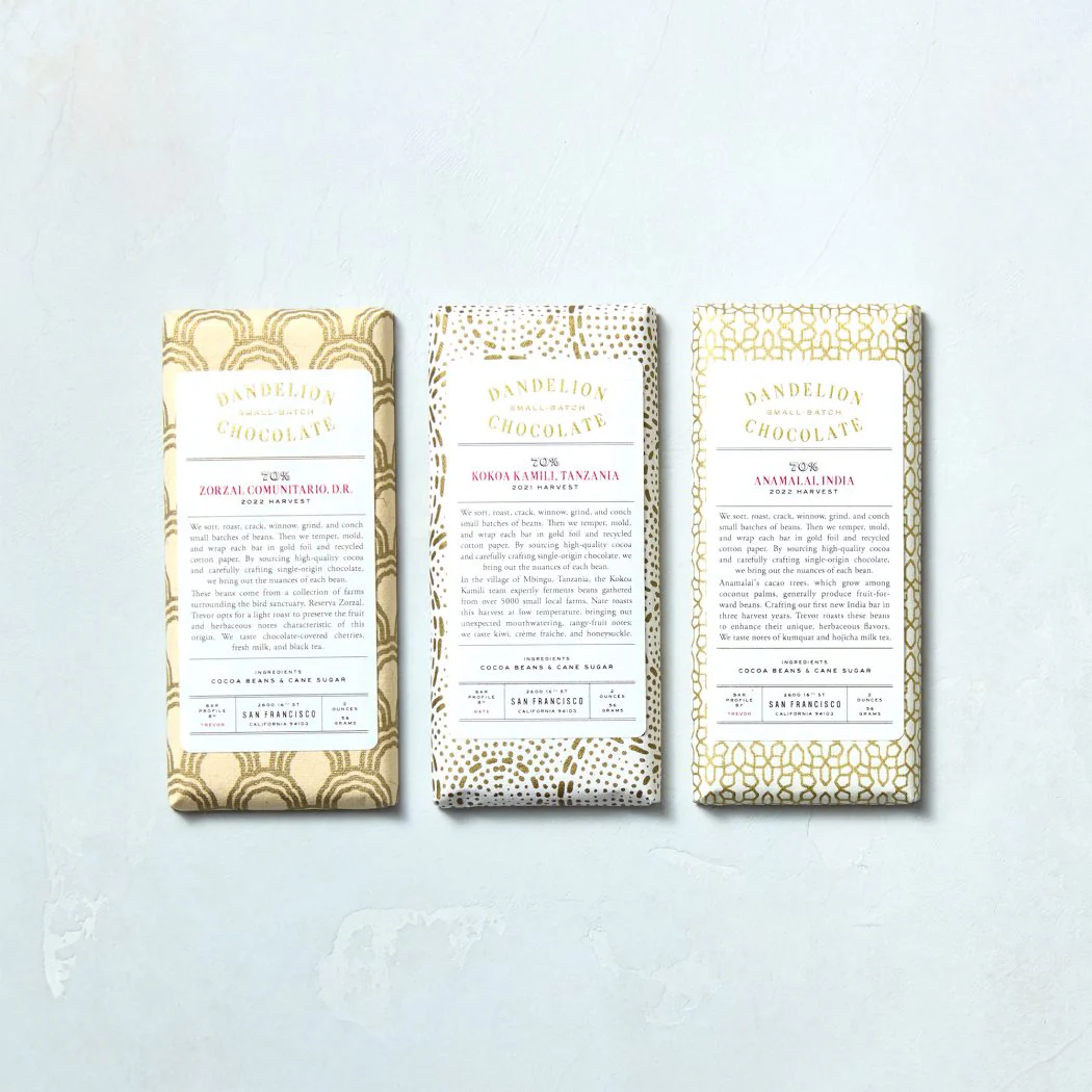 70% Three-Bar Gift Set