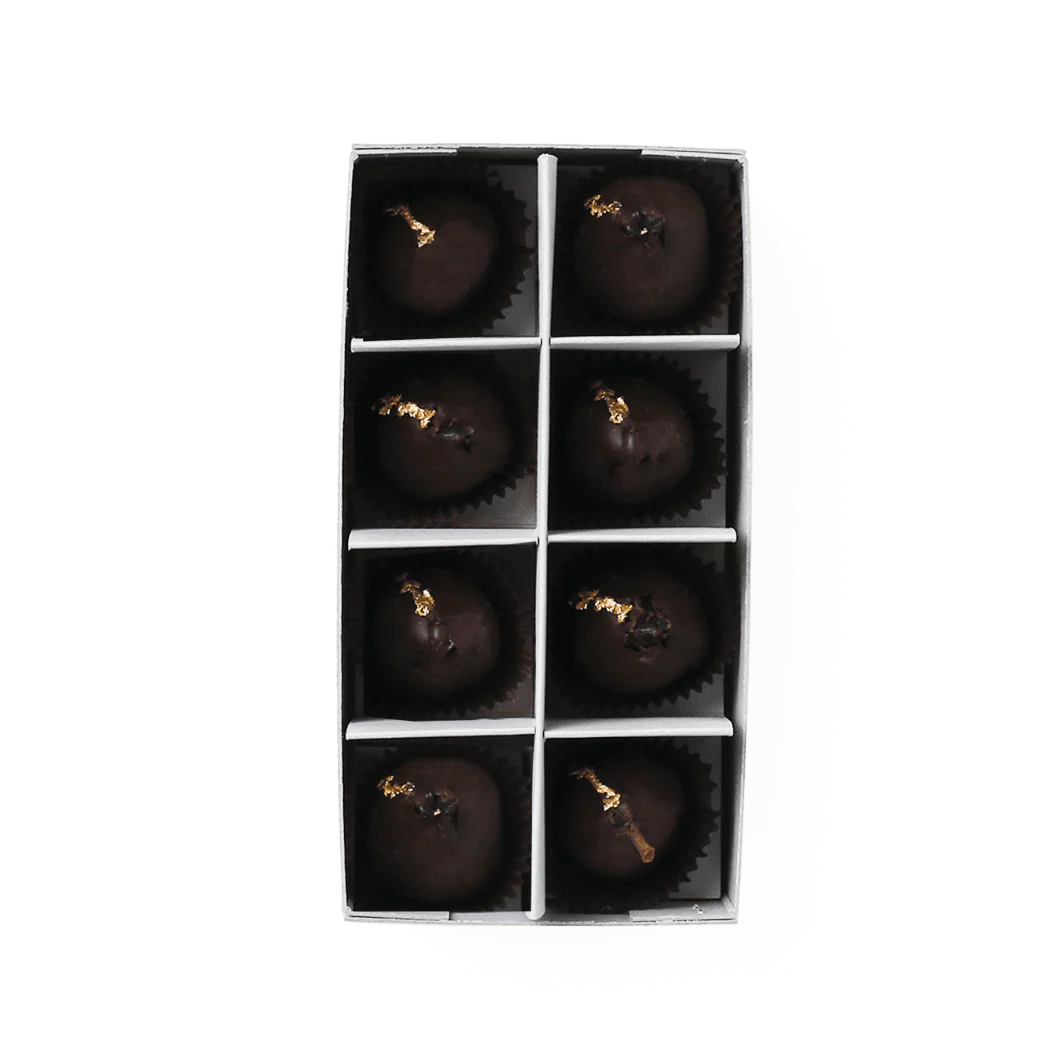 Chocolate-Dipped Fig Truffles