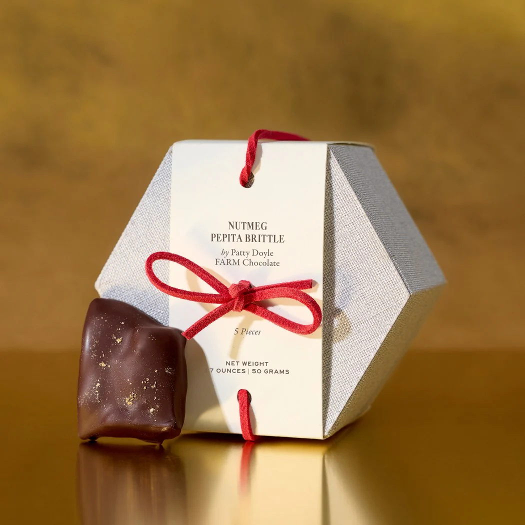 Pepita Nutmeg Brittle - FARM Chocolate