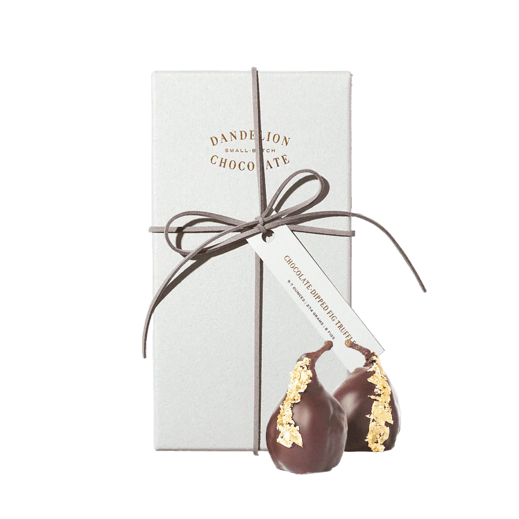 Chocolate-Dipped Fig Truffles