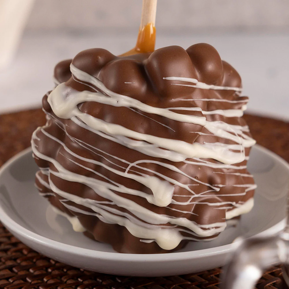 Rocky Road Caramel Apple