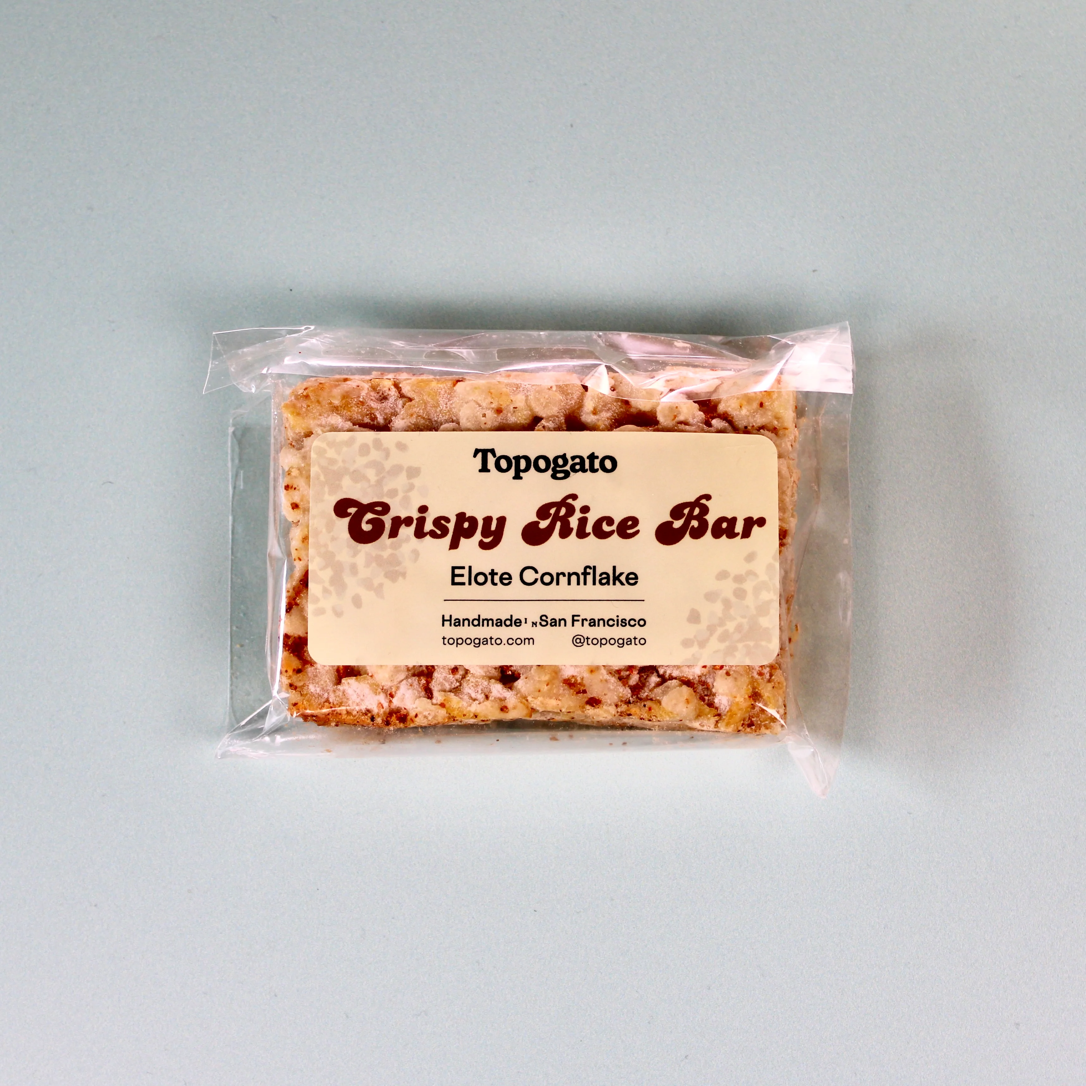 Elote Cornflake Crispy Rice Bar