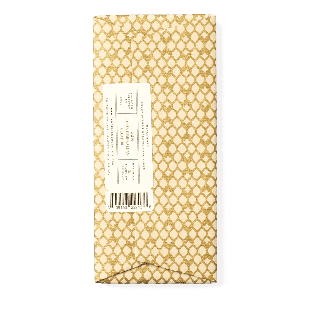 Costa Esmeraldas, Ecuador 70% 2022 Batch 2 Single-Origin Chocolate Bar