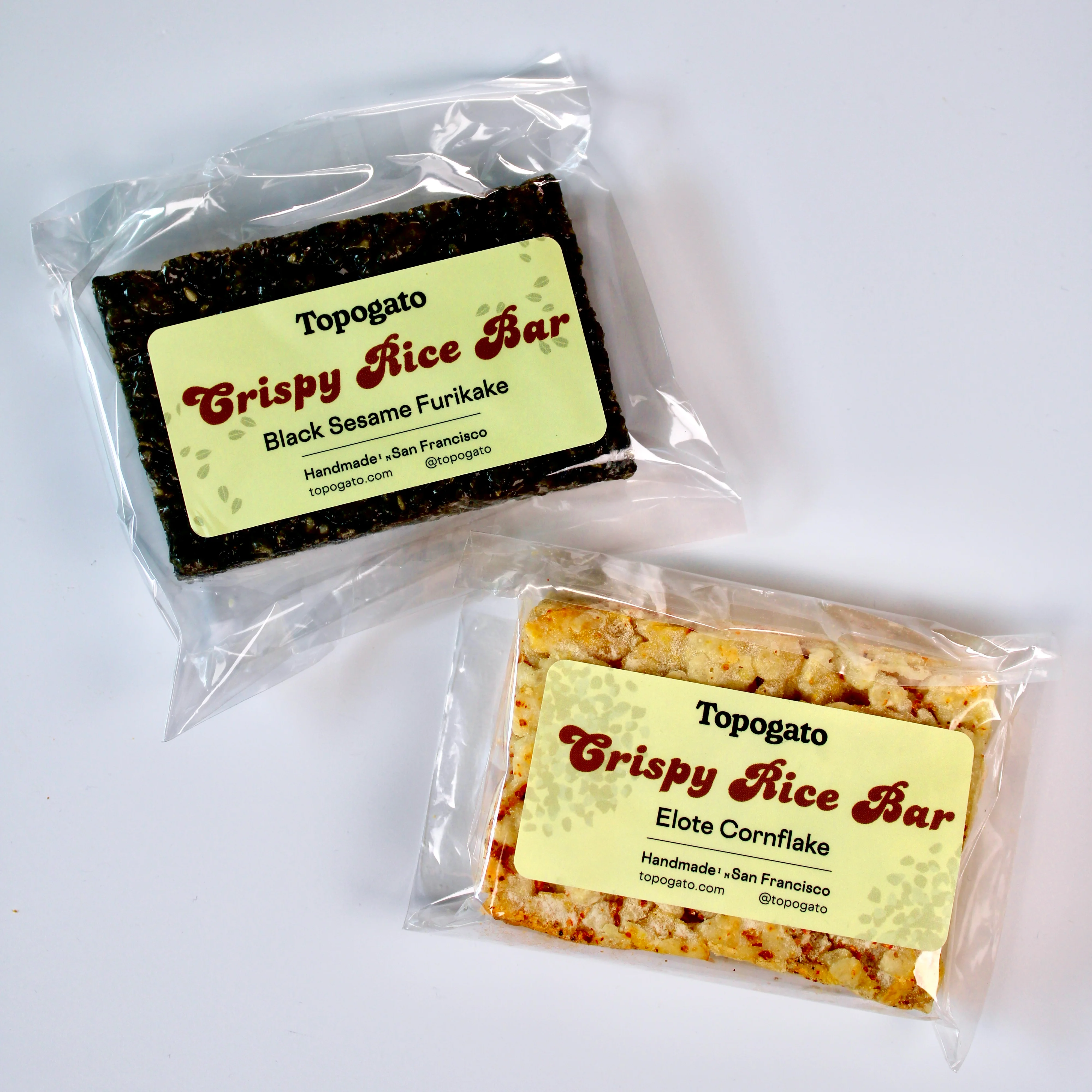 Black Sesame Furikake Crispy Rice Bar