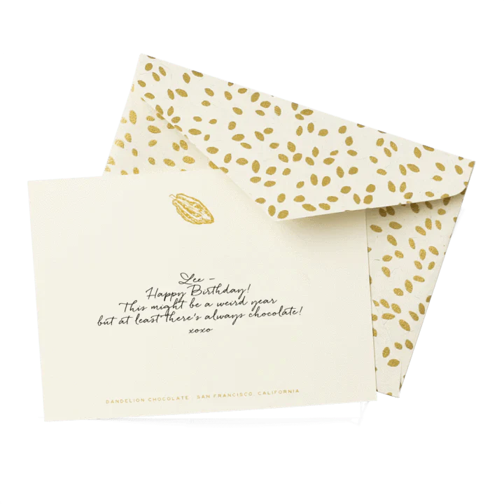 Personalized Gift Note With Envelope