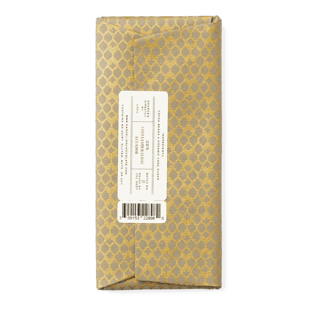 Costa Esmeraldas, Ecuador 85% 2022 Batch 1 Single-Origin Chocolate Bar