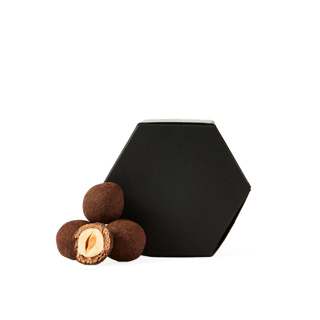 Caramelized Hazelnuts, Croissant Duja, & Espresso