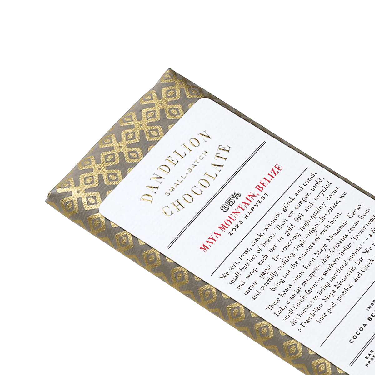 Maya Mountain, Belize 85% 2023 Batch 1 Single-Origin Chocolate Bar