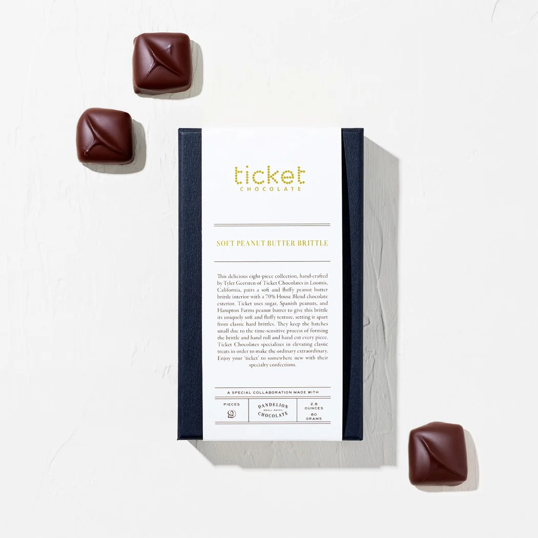 Peanut Butter Brittle Bonbons