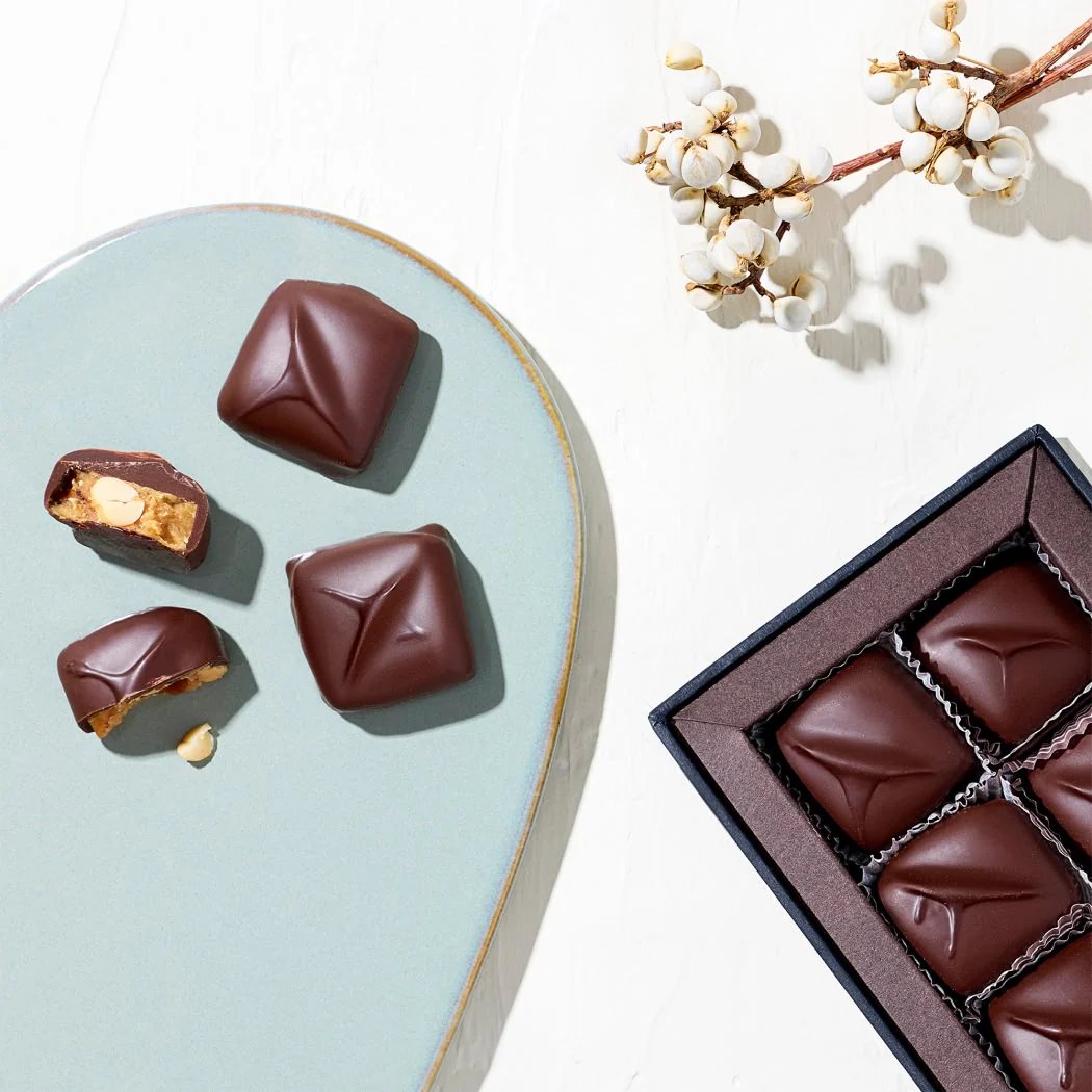 Peanut Butter Brittle Bonbons