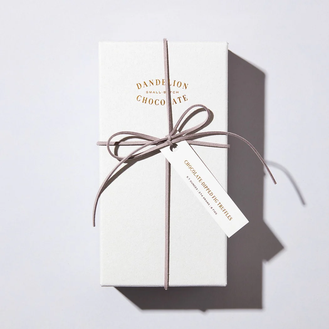 Chocolate-Dipped Fig Truffles